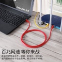 网线超五类网线工程级高速CAT5e类百兆电脑网络连接跳线