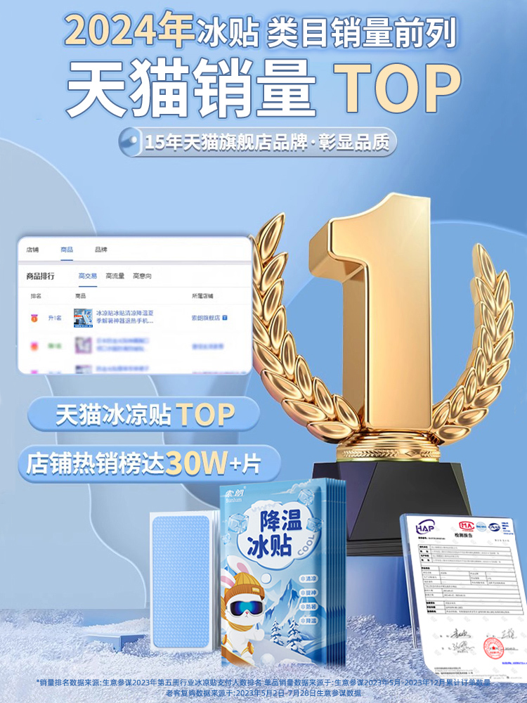 营业部-BU9客户付费专项商品：冰贴