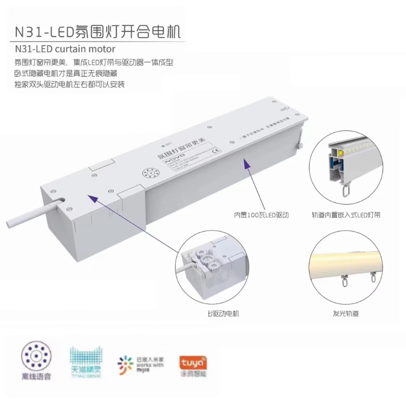 营业部-BU12小米客户付费设备：N31氛围灯窗帘