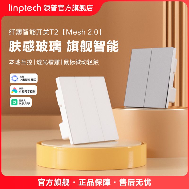 营业部-BU12小米客户付费设备：领普智能墙壁开关（双键）